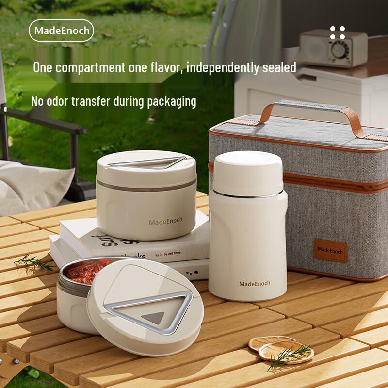 MadeEnoch Urban Ranch Insulated Lunch Box Set