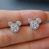 Moissanite Mickey Ear Ring - 1 Carat Women's Fashion Jewelry