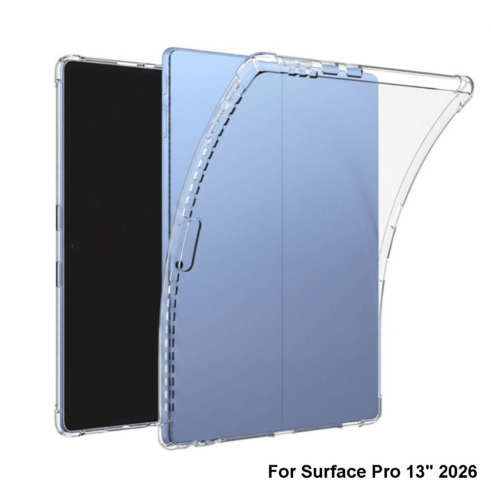 Clear Protective Cover Anti-fall Back Shell Premium Airbag Tablet Case for Surface Pro 13" 2026