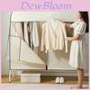 Wardrobe Dust Cover For Clothes Storage With Thick Nonwoven Fabric For Bedroom Use