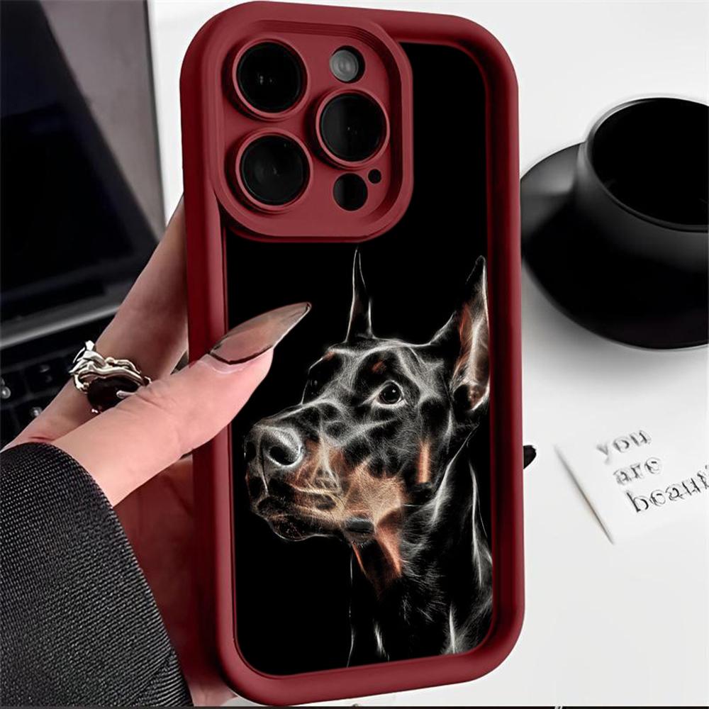 

Мягкий чехол из ТПУ с ангельскими глазками для Samsung A10 A30 A50 A13 A23 A53 A14 A24 A34 A54 A15 A25 A35 A55 S20 S23 FE S24 Ultra Ae52 Animal Dog Doberman art Samsung M54 5G