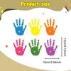 30 Pieces Colorful Hand Cutouts Accents Cards Handprint Helping Hands for Classroom Daycare