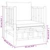 12 Piece Garden Lounge Set with Cream Colored Cushions Bamboo