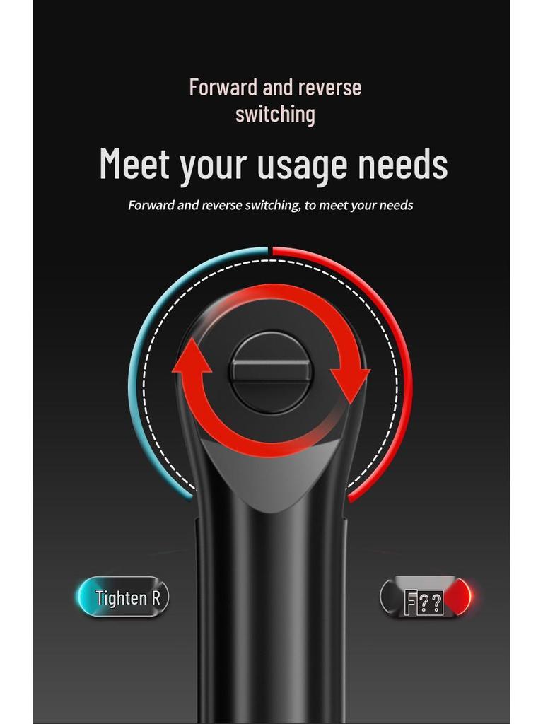 3/8" Cordless 90° Right Angle Electric Ratchet Wrench, 12V Rechargeable for Stage Truss & Automotive Use