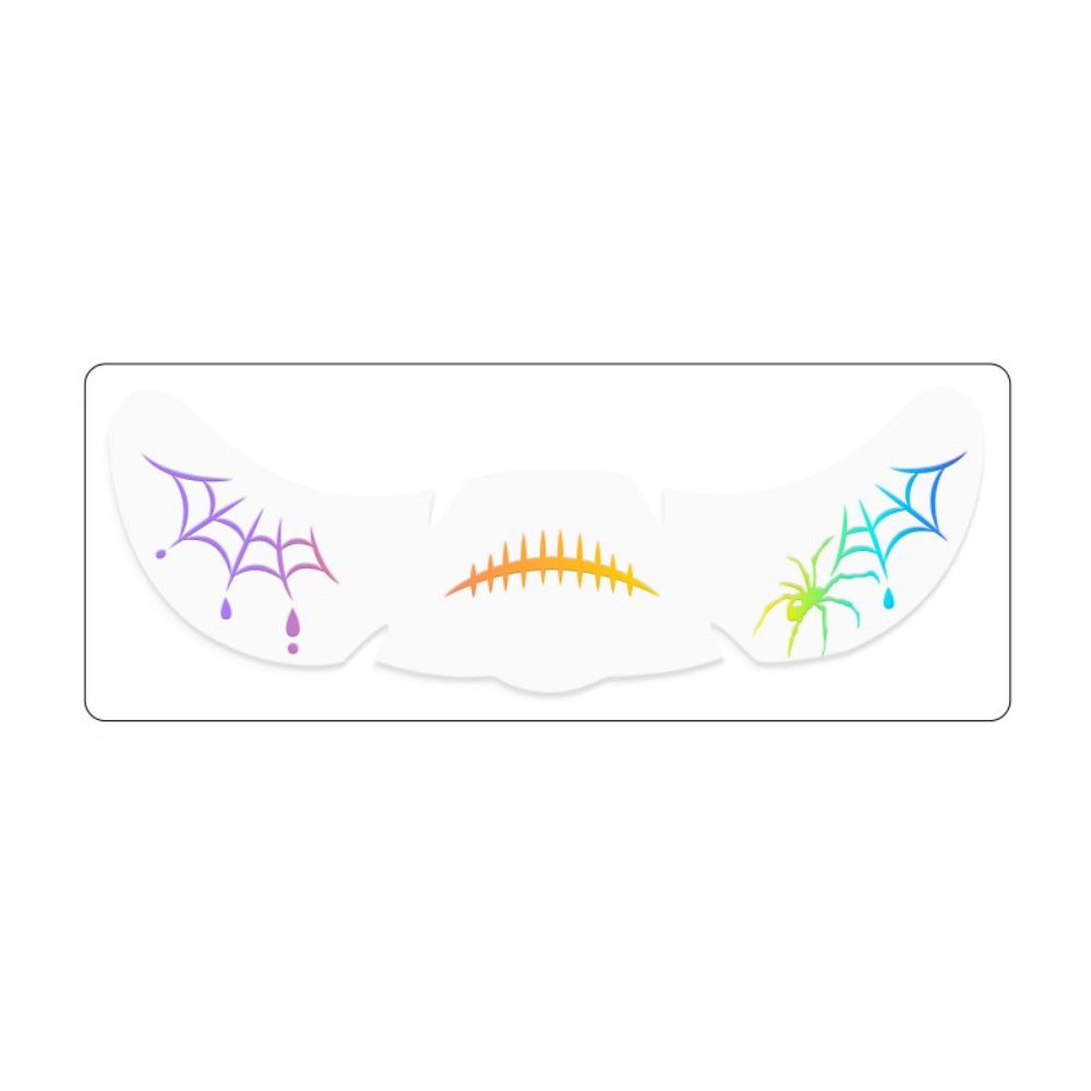 Waterproof Halloween Makeup Stickers Long Lasting Freckle Tatto Stickers  Festival Holiday Events