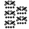 10 Pcs Aquarium Plastic Sucker Clip Durable Fish Tank Divider Sheet Holder for Aquariums Fish Tanks