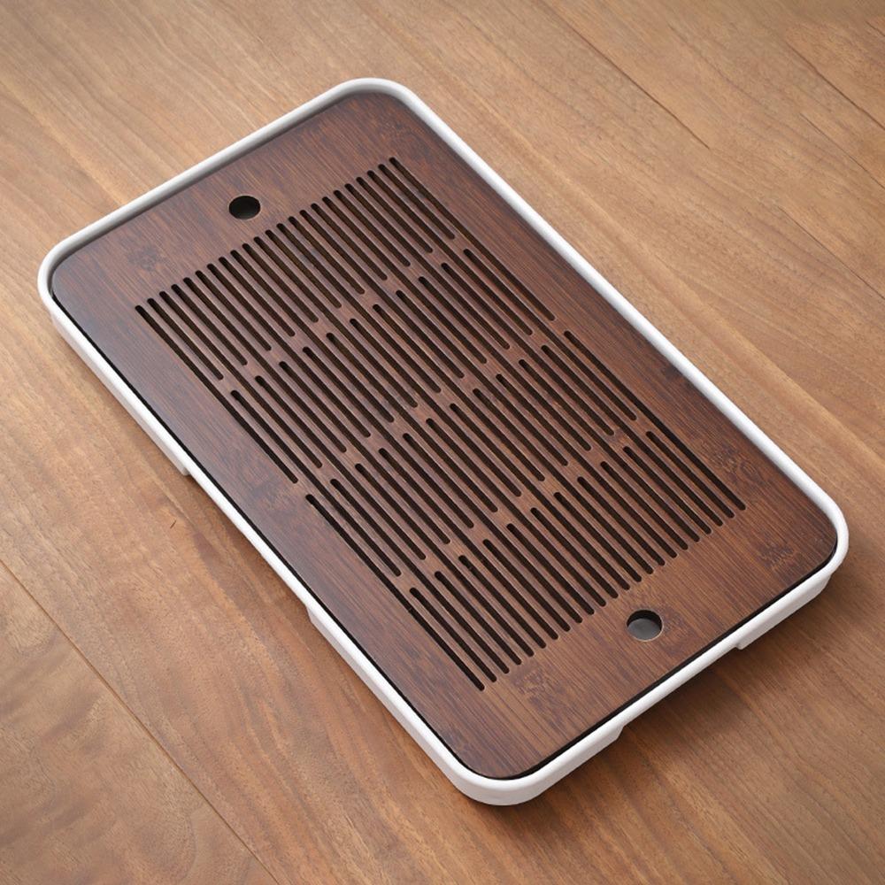 Bamboo Kungfu Tea Table with Water Storage Tea Serving Tray New Tea Set  Party