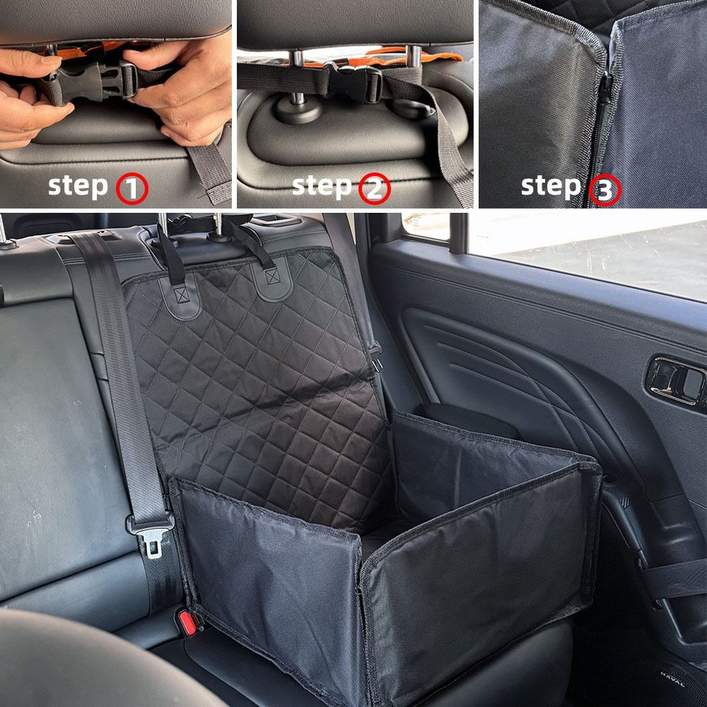 Waterproof Dog Car Seat Hammock Thickened Dog Protector Transporter Pet Dog Car Seat Cover  Car Use