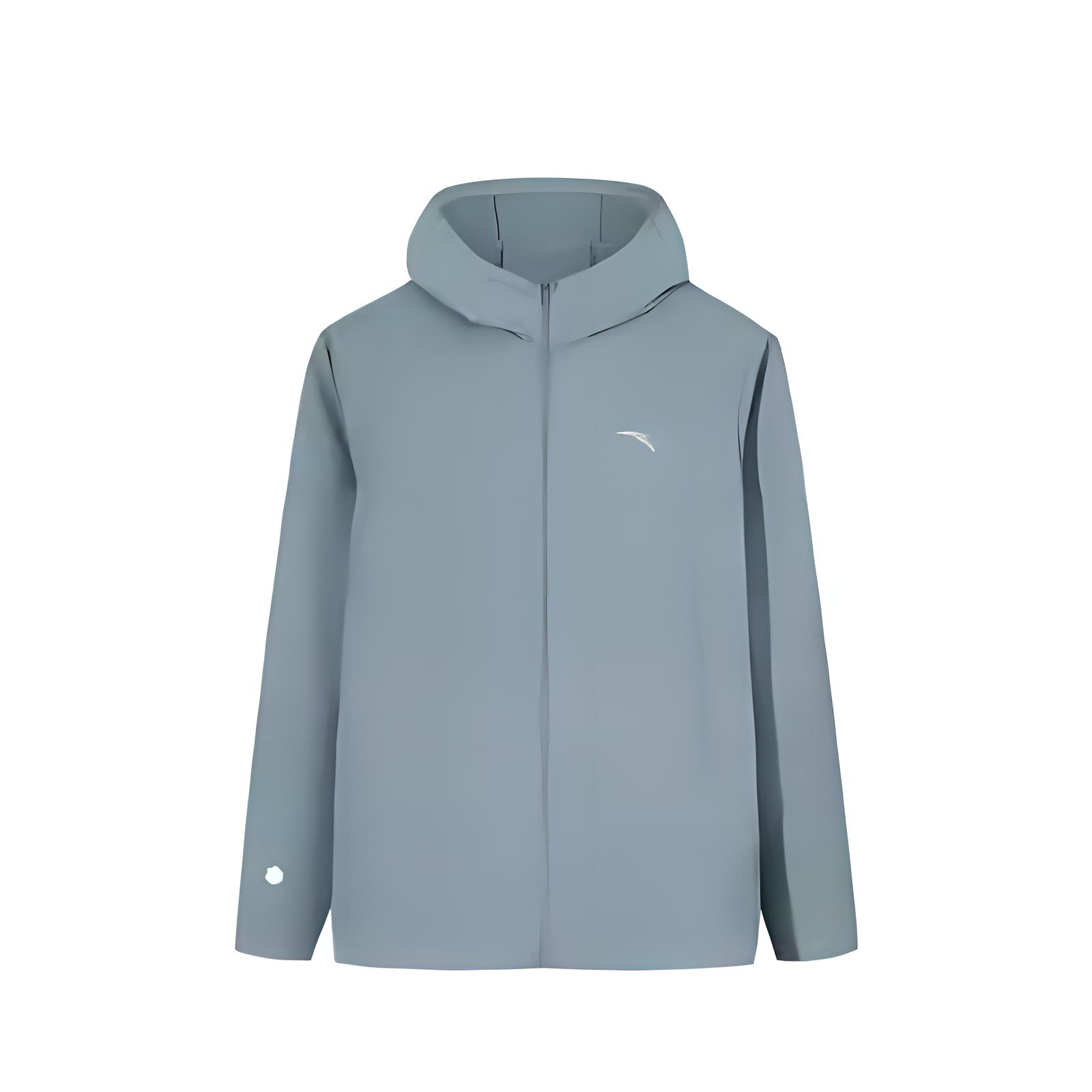 

Anta Training Series Solid Color Zip-Up Hooded Versatile Casual Breathable Quick-Dry UV Protection Sun Protection Jacket Men jackets Green 952527706-3 XL