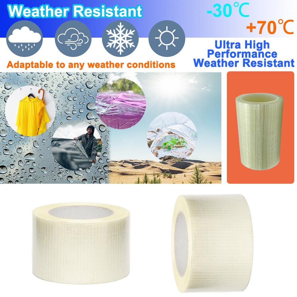 UV Resistant Repair Patch Kit Transparent Patch Tape  For Kayak RV Awning Inflatable Boats