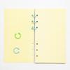 30Pcs Binding Ring Candy Color Hole Plastic Binding Ring Coil Binder Hoop Holder Tool for Loose Leaf