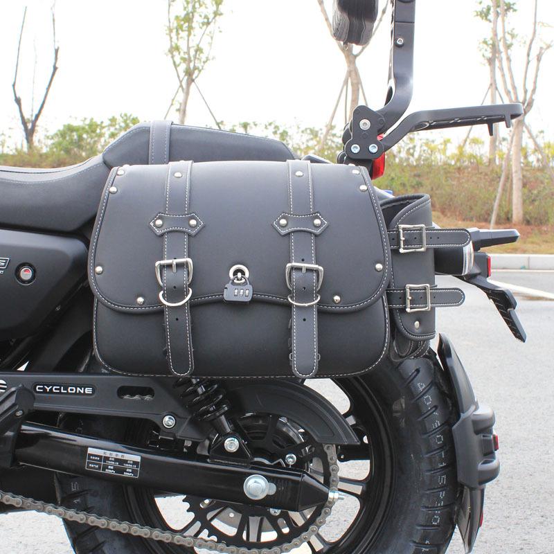 Zongshen Cyclone RA250 Crash Bar, Gear Lever, Backrest Rack, and Side Bag Modification Parts