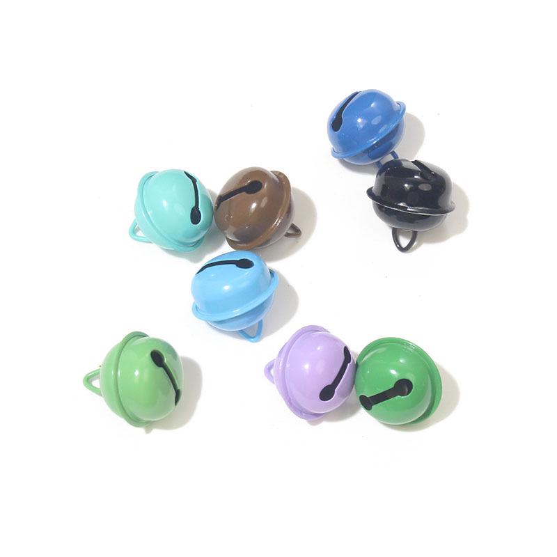 Colorful 18mm Iron Bell Keychain Ornament Pendant