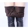 Winter Women Faux Leather Pants Warm Thickening Plus Size Velvet Thin Leggings Fashion