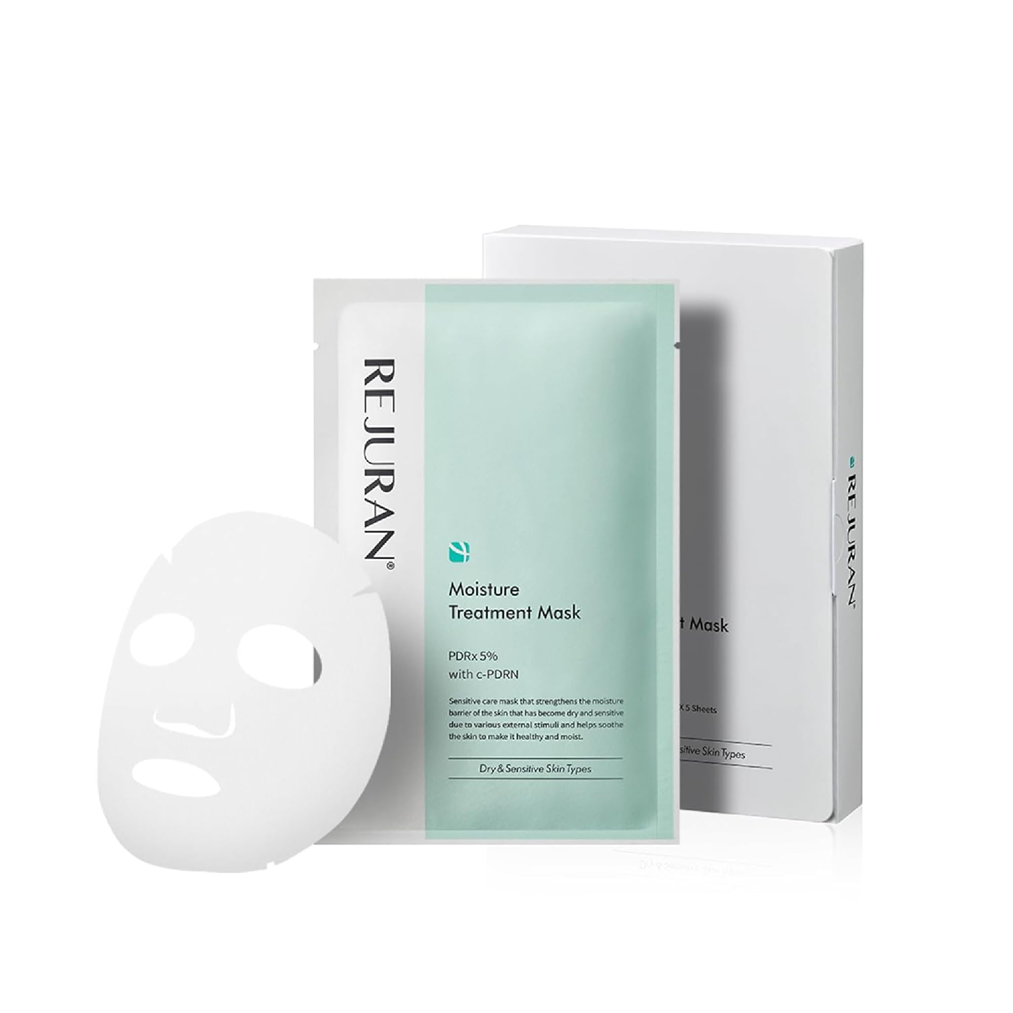 

Official REJURAN Turnover Mask 5 Sheets PDRN Sheet Mask Night Care Firmness Moisturizing x Long-lasting (23ml 5EA)