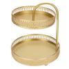 4pcs 2 Tier 2 Tier Cupcake Stand Metal Fruit Stand Organizer Decorative Fruit Tray  For Party Event