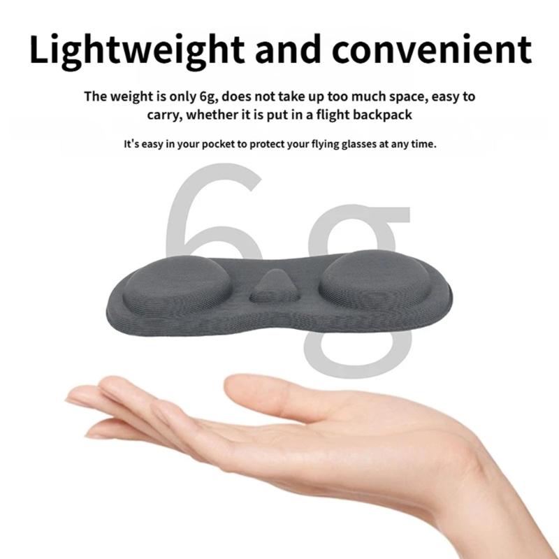 Staubdicht Kratzfest Linsenpolster Schutz für N3 Fliegerbrille Schutzabdeckung Blockiert Sonnenlicht Und Verhindert Schäden