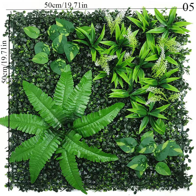 3D Bionic Plant Wall Decor - Indoor/Outdoor Artificial Greenery & Flowers