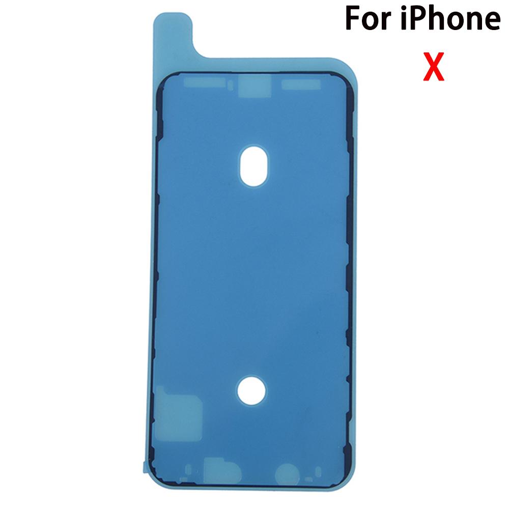 2X LCD Display Frame Waterproof Pre-Cut Adhesive Sticker For iPhone 6S 6SP 7 7P 8G 8 Plus X XR XS XSMax