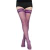 Women Plus Size Non-slip Thigh High Stockings Lace Over Knee Elastic