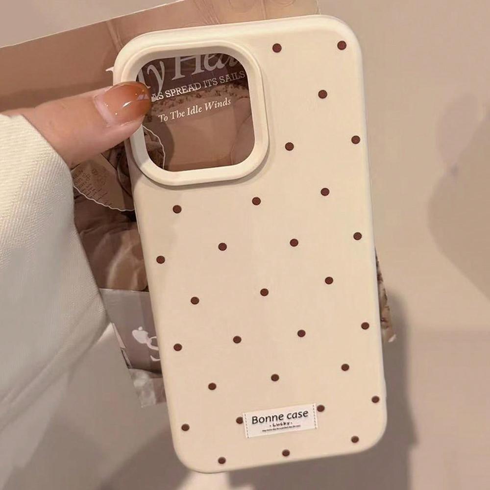 

Creative Unique Polka Dot Phone Case For iPhone 17 16 15 14 13 12 11 Pro Max 16 Plus 17 Air Shockproof Candy Soft Silicone Cover iPhone 11 Pro Max