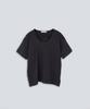 JBYRARA W Boat Neck Slit T-Shirt_Charcoal