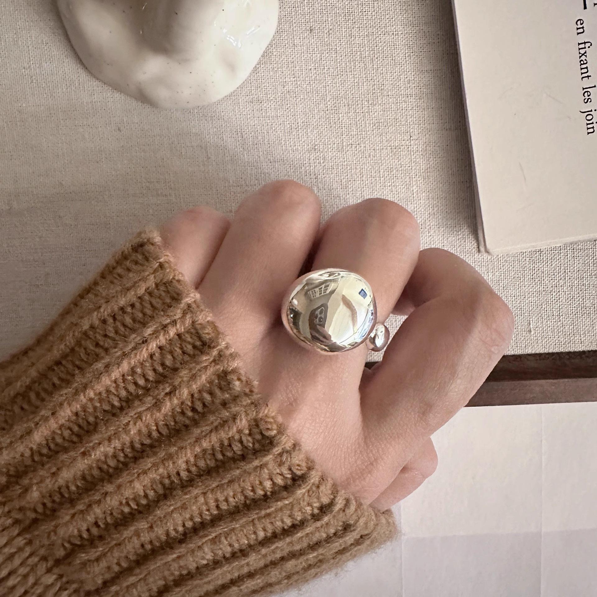 

Минималистичное элегантное медное кольцо для женщин в современном открытом регулируемом стиле