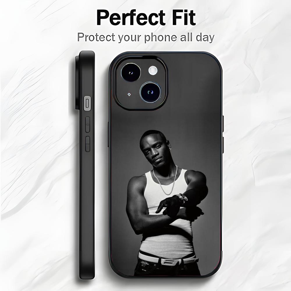 Akon Pop Star A-Akon singer Phone Case Phone Case Soft Packaging Lightweight For iPhone17 16 15 14 13ProMax