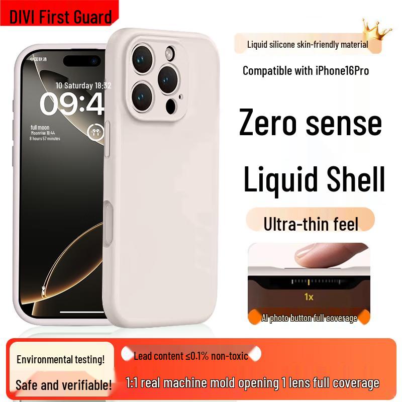 First Guard Zero-Feel Flüssigsilikon iPhone-Hülle