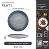 Japanese Ceramic Retro Dining Plate for Pasta, Steak, and Desserts