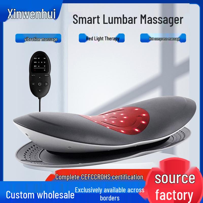 

Electric Lumbar Massager with Vibration and Heat Therapy English Neutral
