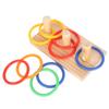 Bird Ring Toy Colorful Interactive Chewing Training Parrot Tabletop Puzzle Toy for Lovebird Cockatiel 7cm 2.8in Ring