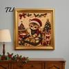Creative Hobby for Women Christmas Cat Faux Pearl Art Kit with Frame, Kitty Painting DIY Beginners Kit, 3D Bead Wall Craft Adults, Handmade