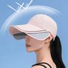 Quick Dry Retractable Sun Hat UV Protection Sunscreen Hat Shade Cap Sunscreen Baseball Hat  Women