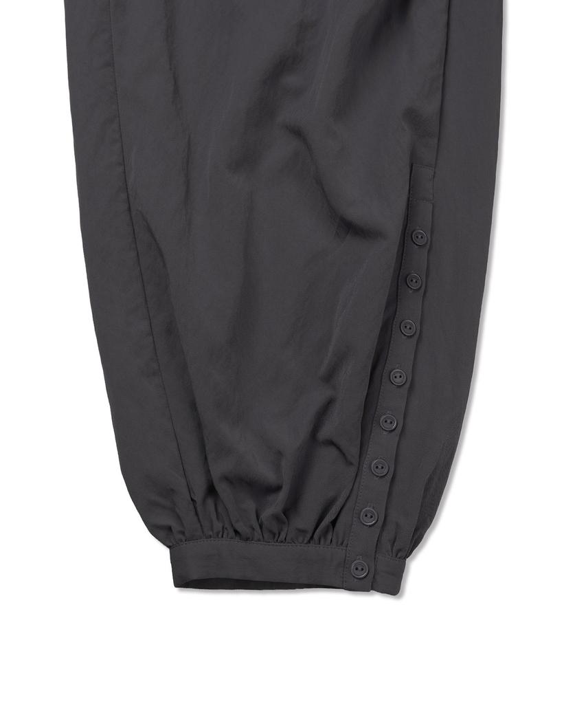 Michikoleondeonkosino Button Detail Shirred Pants Charcoal