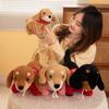 8 Styles Cartoon Simulation Dog Dachshund Soft Plush Toys Stuffed Animals Doll Pet Puppy Baby Kids Children Gift Home Decor