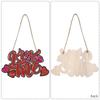 Love Themed Door Sign Pendant Pink Sign Love Valentine's Day Ornaments Heart Pendant Love Be Mine Sign