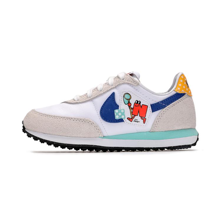 

Nike Waffle Trainer 2 Waffle Shoes Low Top Kids Lifestyle Shoes Gray White Blue Children Aged 3 7 Years Old 28