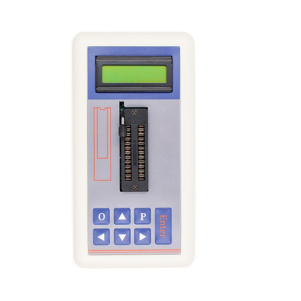 Integrated Circuit IC Tester Meter Maintenance Tester w/LCD Digital Display PNP NPN Transistor Automatic Detector
