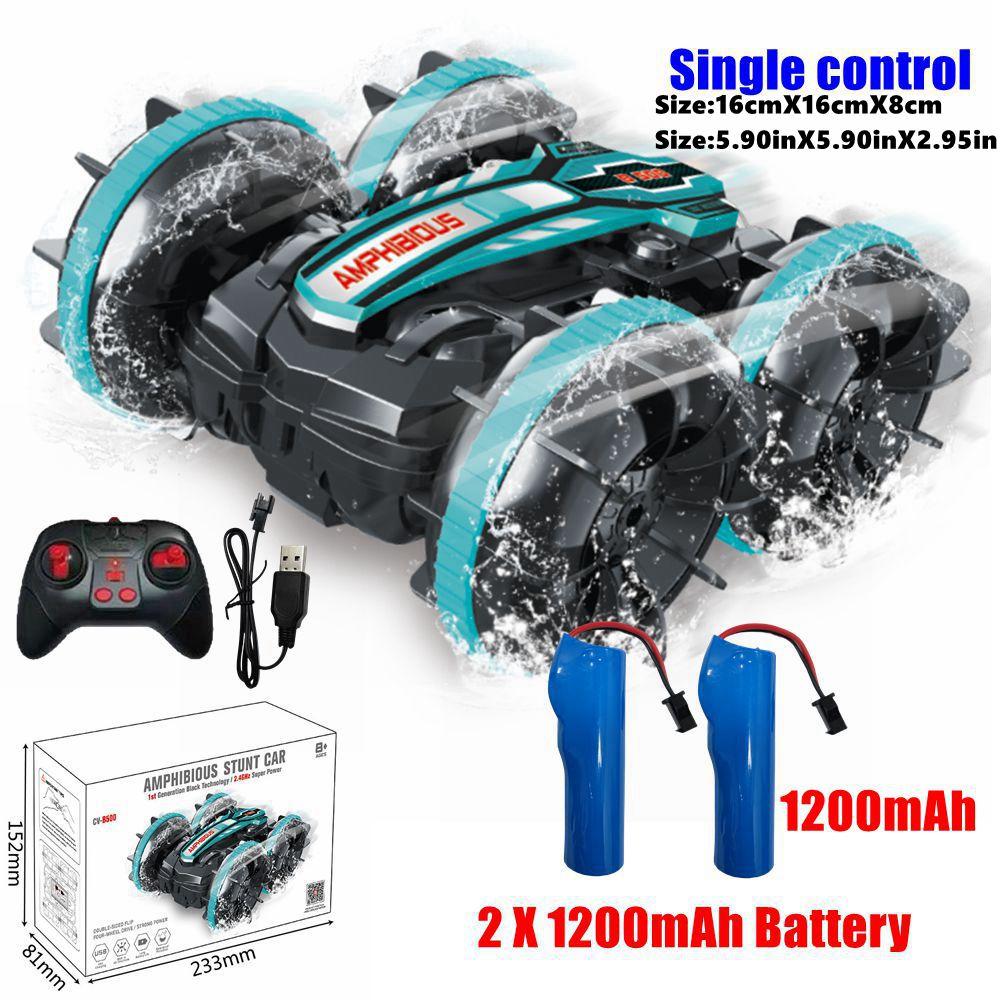 Amphibious Rc Car Remote Control Stunt Car Vehicle Double-sided Flip Radio Drift Off Road Outdoor Toys For Boy Children Gift