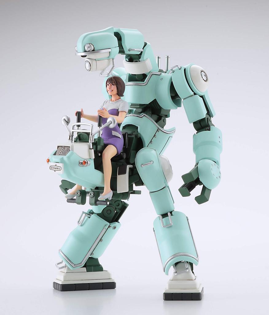 Hasegawa Creator Works Series Mechatro Tube 1 01 Usumidori Midori Set Scale Plastic Model CW21 No. No. & 2-piece 1/35 Color-coded