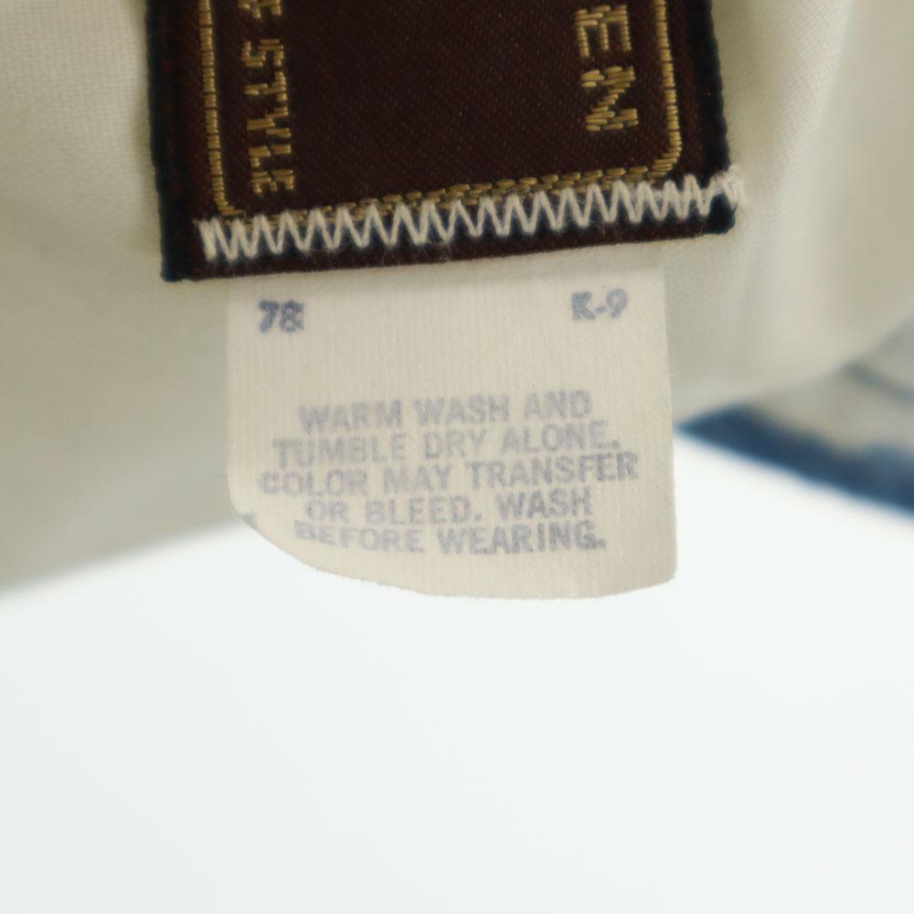 Levi's 80s Vintage Scoville Zip Straight Pants Blue Men's Used