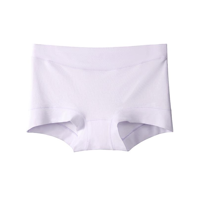 Women's Mid-Rise Tummy-Control Cotton Briefs with Silk Crotch and Antibacterial Seamless Design