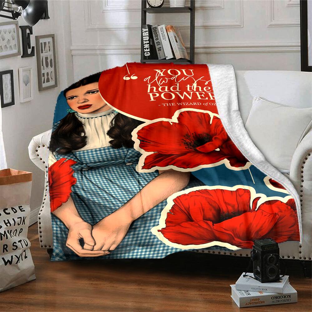 Wizard Oz Blanket Ultra-Soft Great for Couch Livingroom Bed for All Occasions Stylish Decor Gift for Travel Home Birthdays