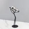 Men's Black Minimalist Accessories, Metal, Gold Ball Decorations, Abstract Figures, Statues, Desktop Decorative Sculptures