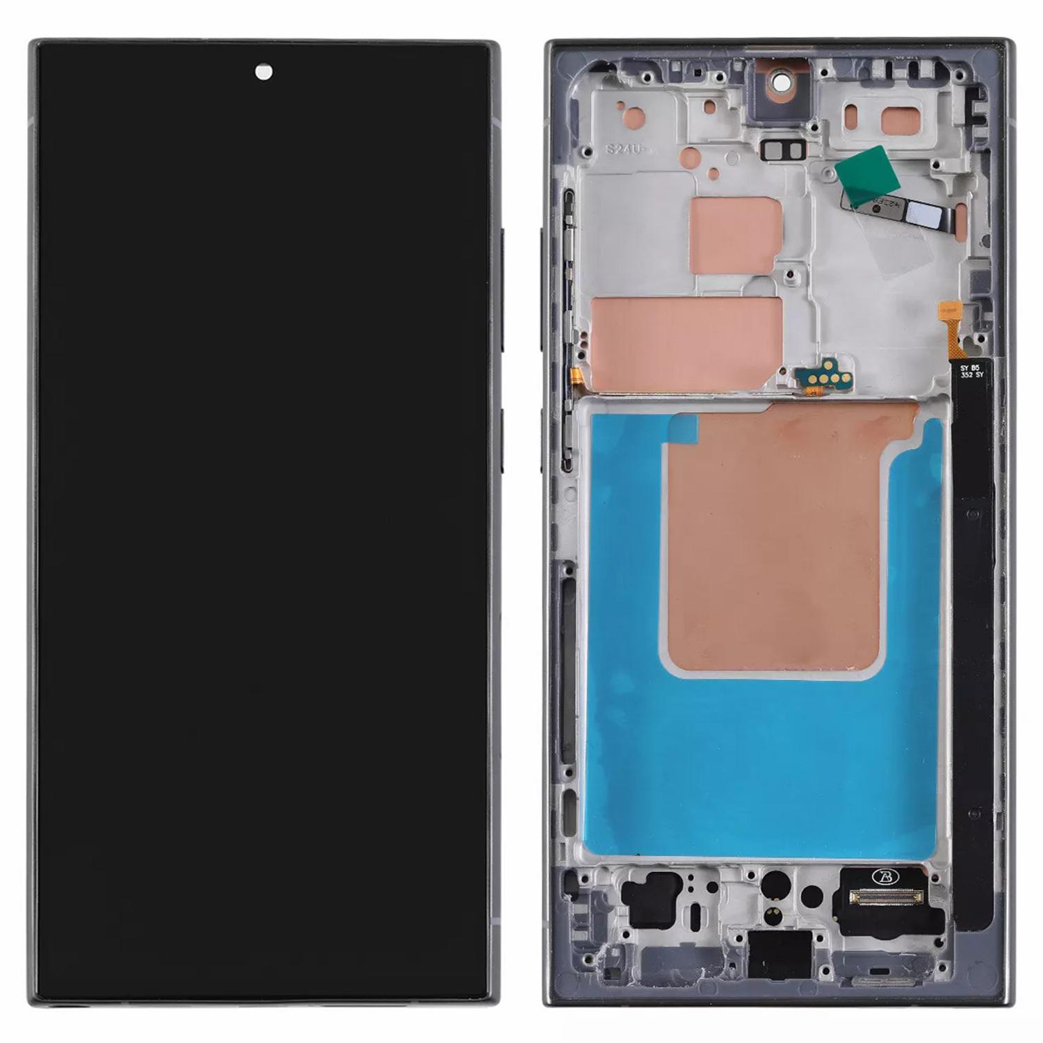 

For Samsung Galaxy S24 Ultra S928 Grade C LCD Screen and Digitizer Assembly+Frame (In-Cell Technology) (Without Logo) A