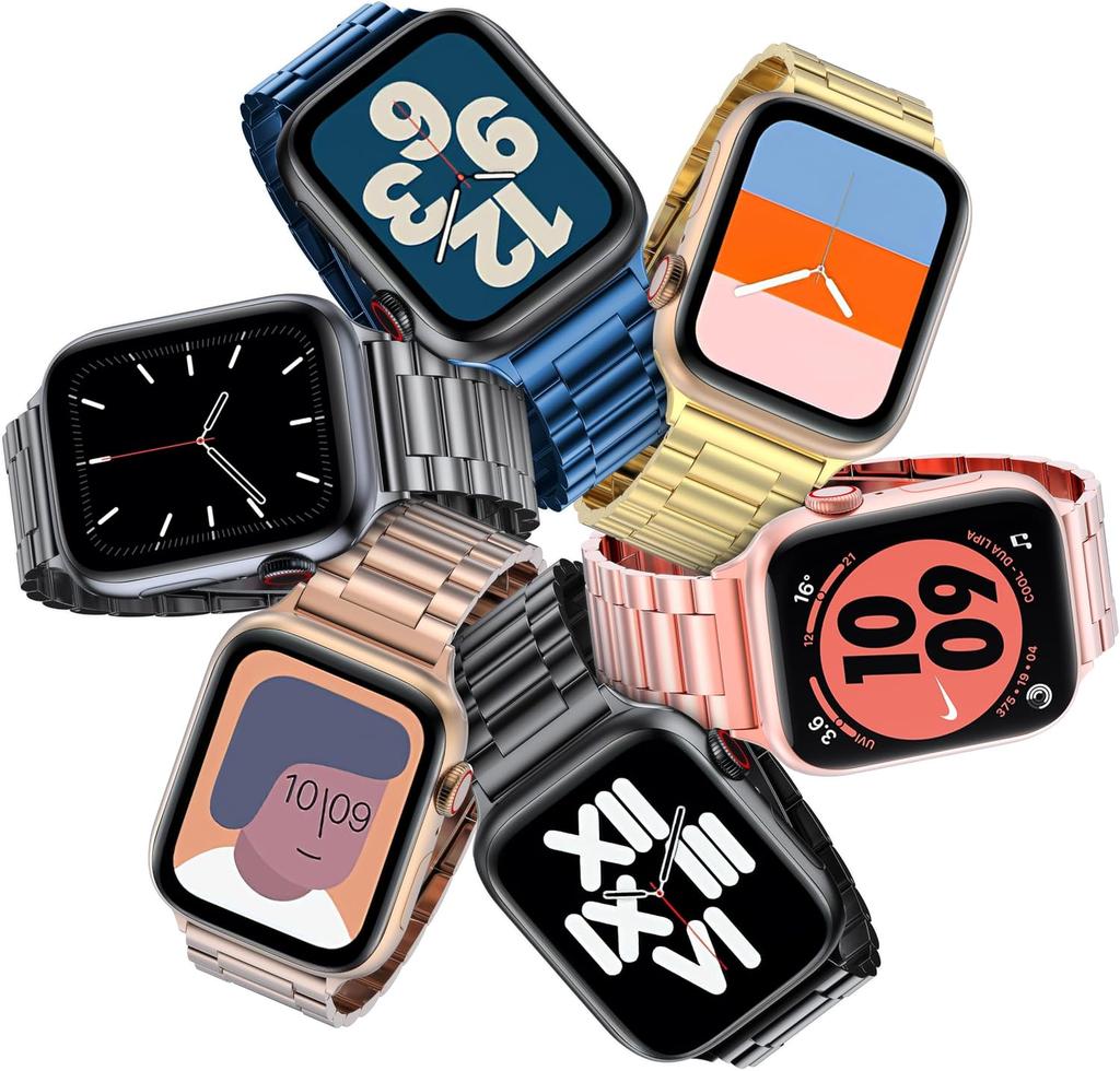 Λουράκι+Κάσα από Ανοξείδωτο Ατσάλι Για Apple Watch Ultra 3 49mm Λουράκι 40mm 44mm 45mm 41mm Βραχιόλι correas iwatch Series 6/7/8/9
