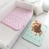 Summer Dog Cooling Mat Breathable Pet Dog Bed Blanket Ice Silk Pad Sofa Kennel for Small Medium Dogs Cats Dog Car Seat Cushion