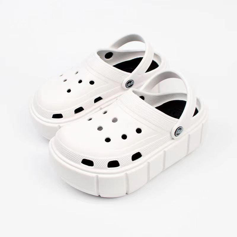 

Обувь Paris hole для мужчин и женщин, пары с одинаковой толстой подошвой, увеличивающая объем, крутые тапочки 2025 года, новая импортная торговля, специальная поставка 36/37