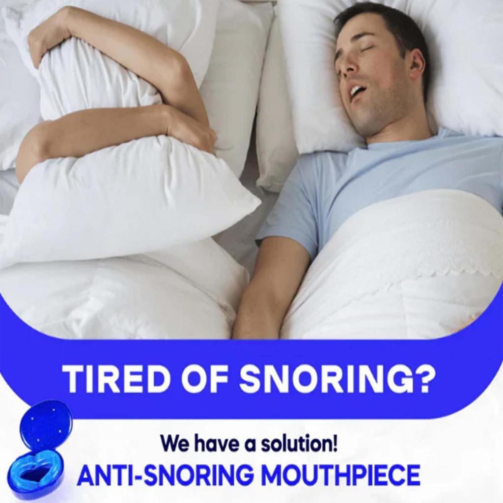 Honex Anti Snoring Mouthpiece, Reusable Snore&Stopper Device, Comfortable Breathing Aid For Men Women Snore Reduction